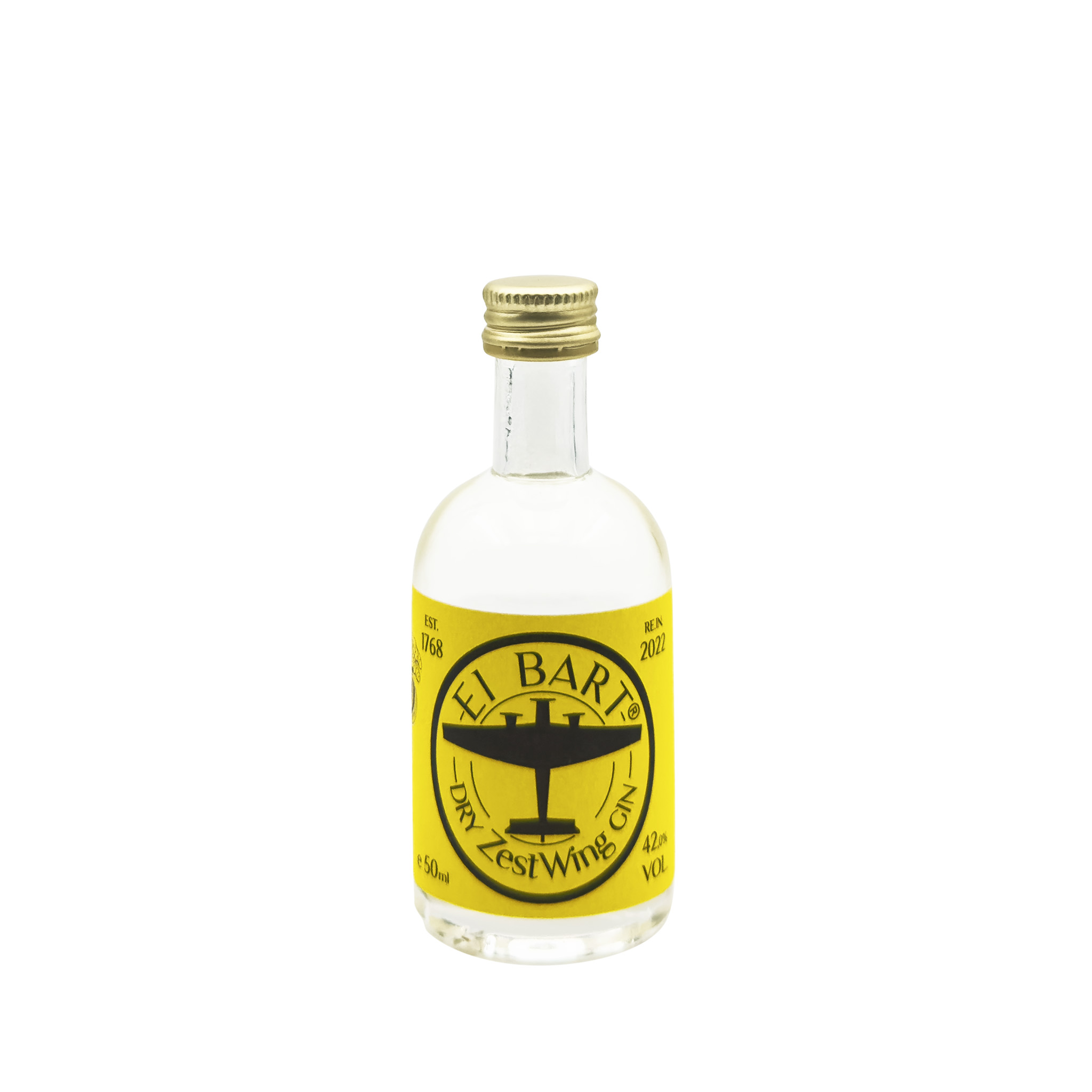 El Bart | Dry ZestWing Gin | 42% VOL | 5 CL | 04270003488273