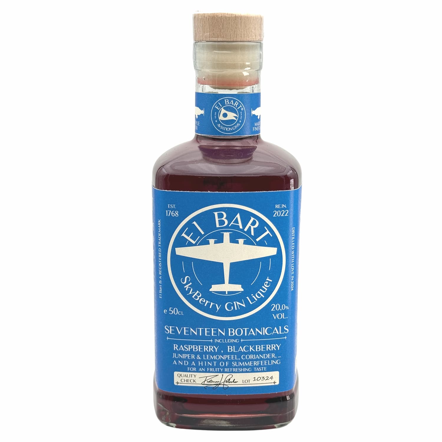 El Bart SkyBerry Gin Liqueur 20% VOL., 50cl