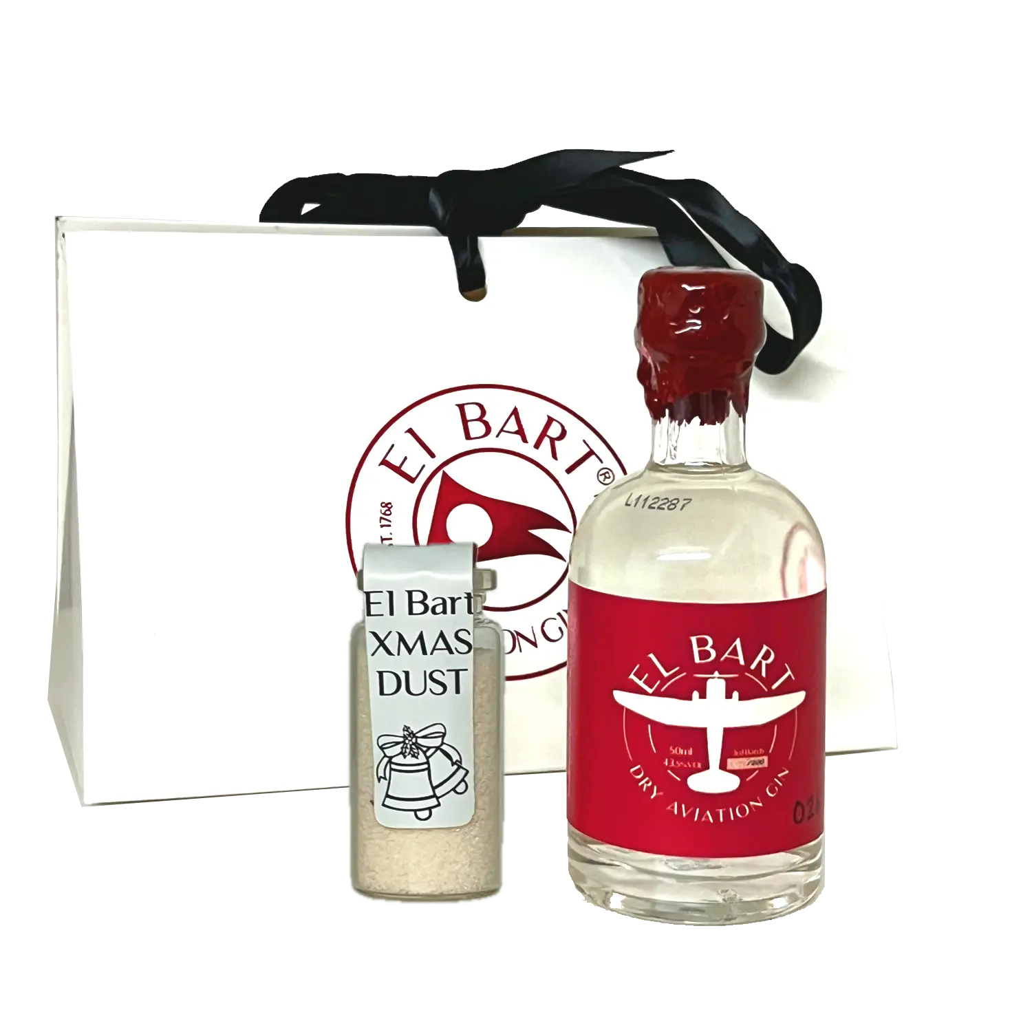 El Bart GlühGin Geschenk-Set | 5CL El Bart Gin & 12gr Xmas Dust | 04262473570077